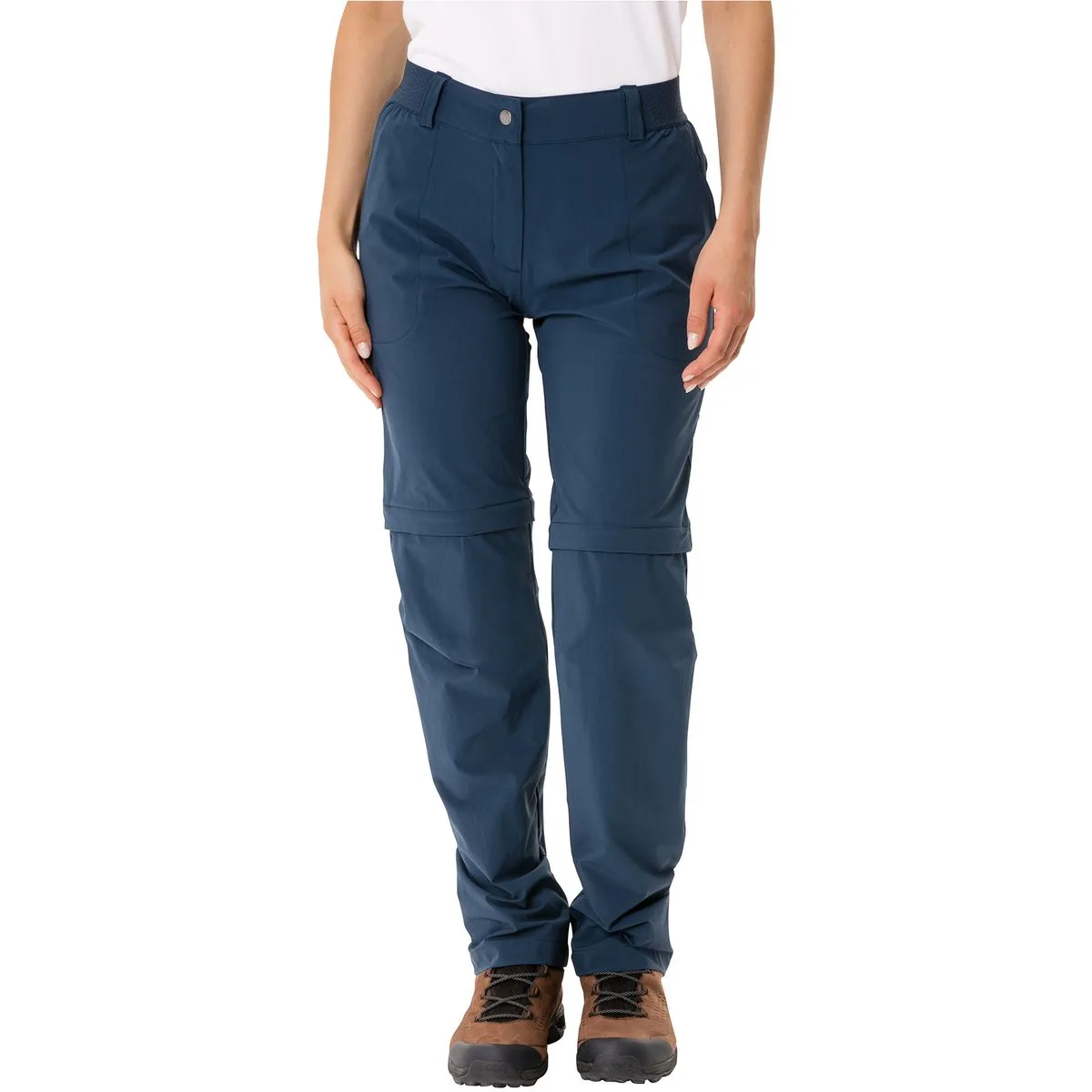 Farley Stretch zip-off II Damen Hose, blau 44-Short