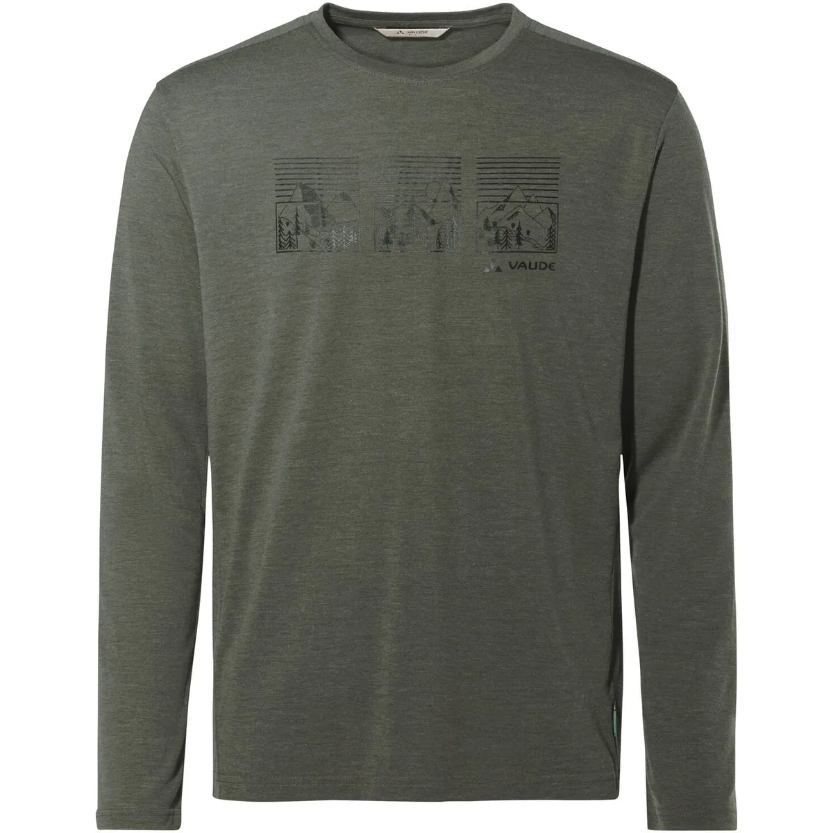 Rosemoor III Herren Longsleeve, grün XXXL