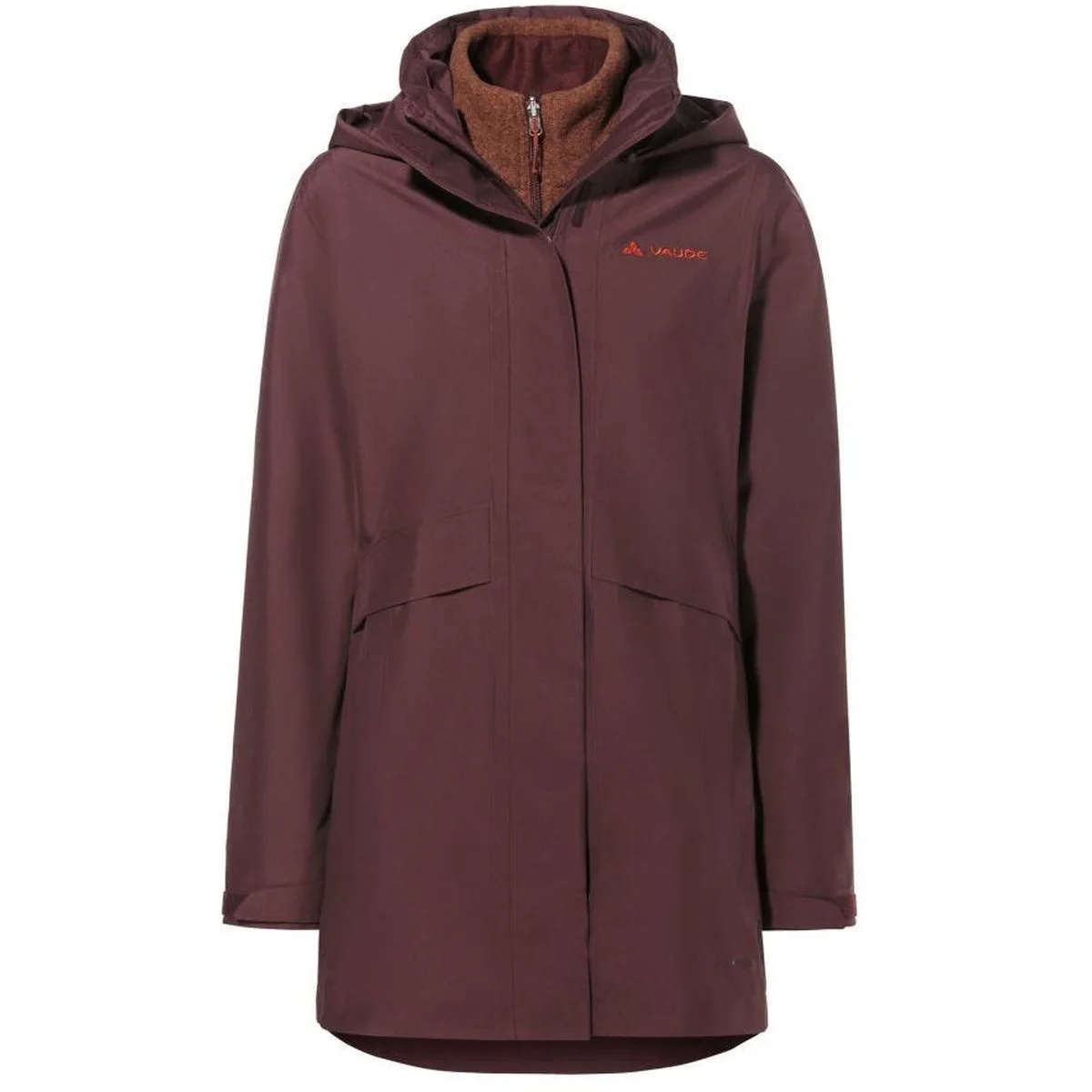Idris 3in1 IV Damen Doppeljacke, braun 40