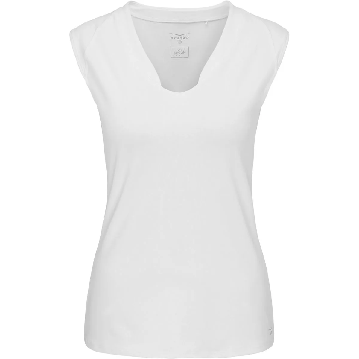 Eleam Damen Tanktop, weiß S