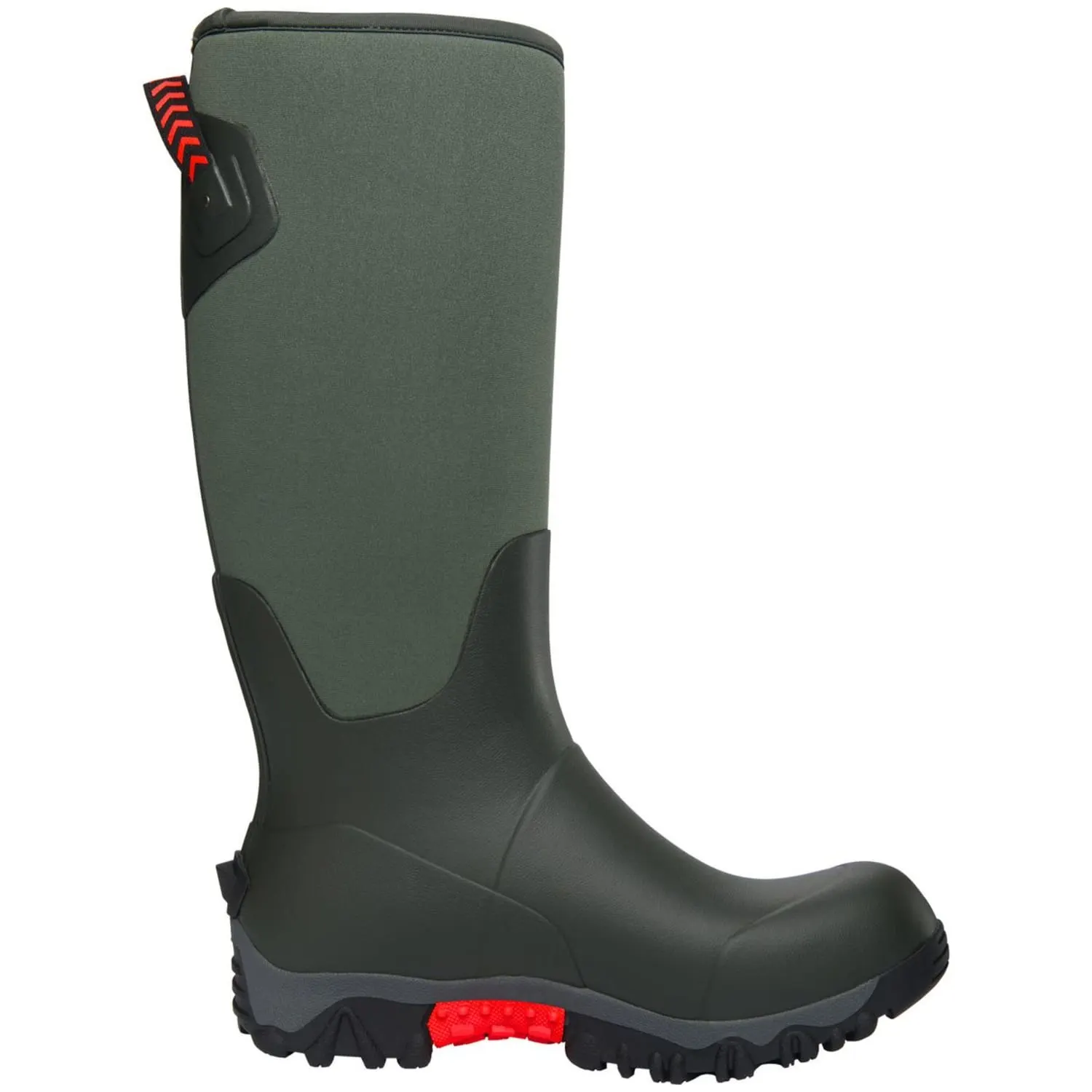 Footwear Trophy Neo Herren Gummistiefel, grün, Größe 42 42