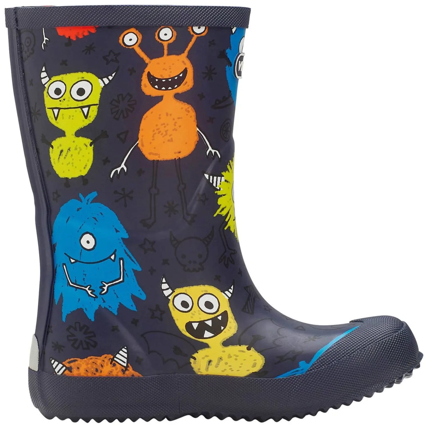 Viking Footwear Indie Print Kinder Gummistiefel, blau, Größe 24