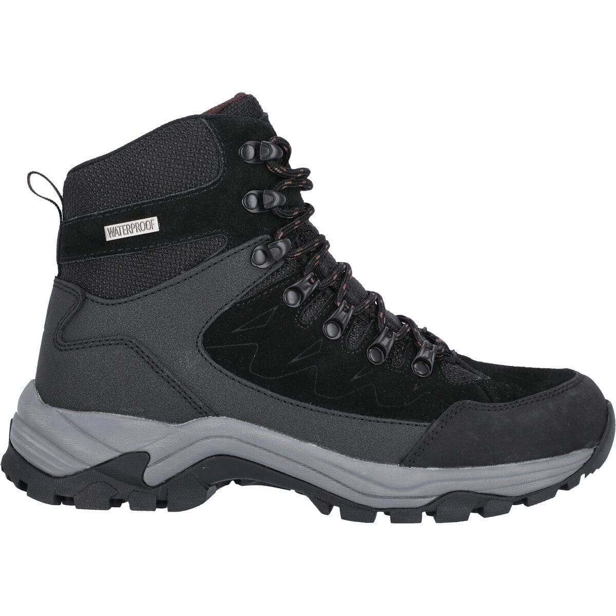 Detion Outdoor Leather Waterproof Damen Multifunktionsschuhe, schwarz, Größe 40 40