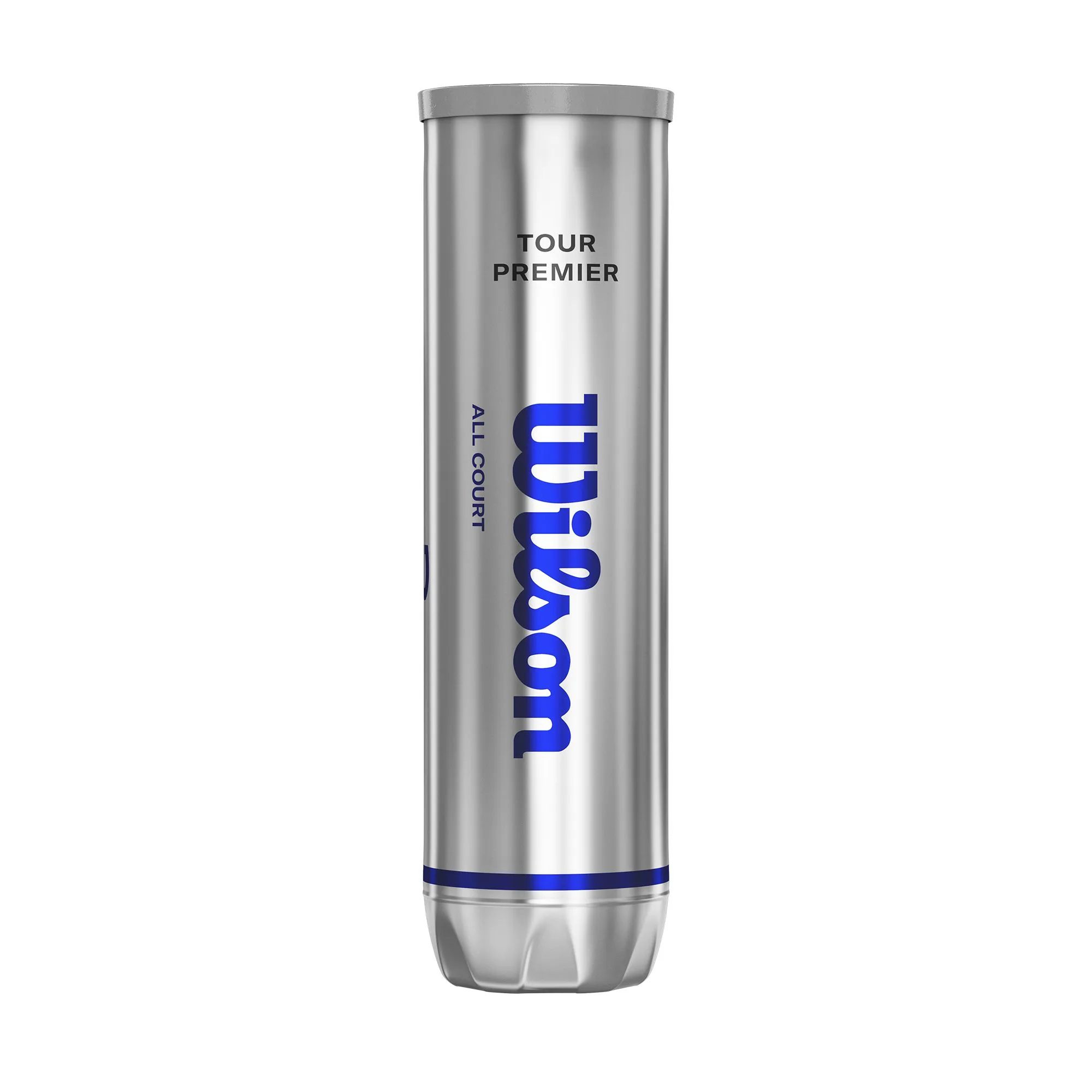 Wilson Tour Premier ALL CT 4 Ball CAN Grass Tennisbälle, schwarz 887768774936