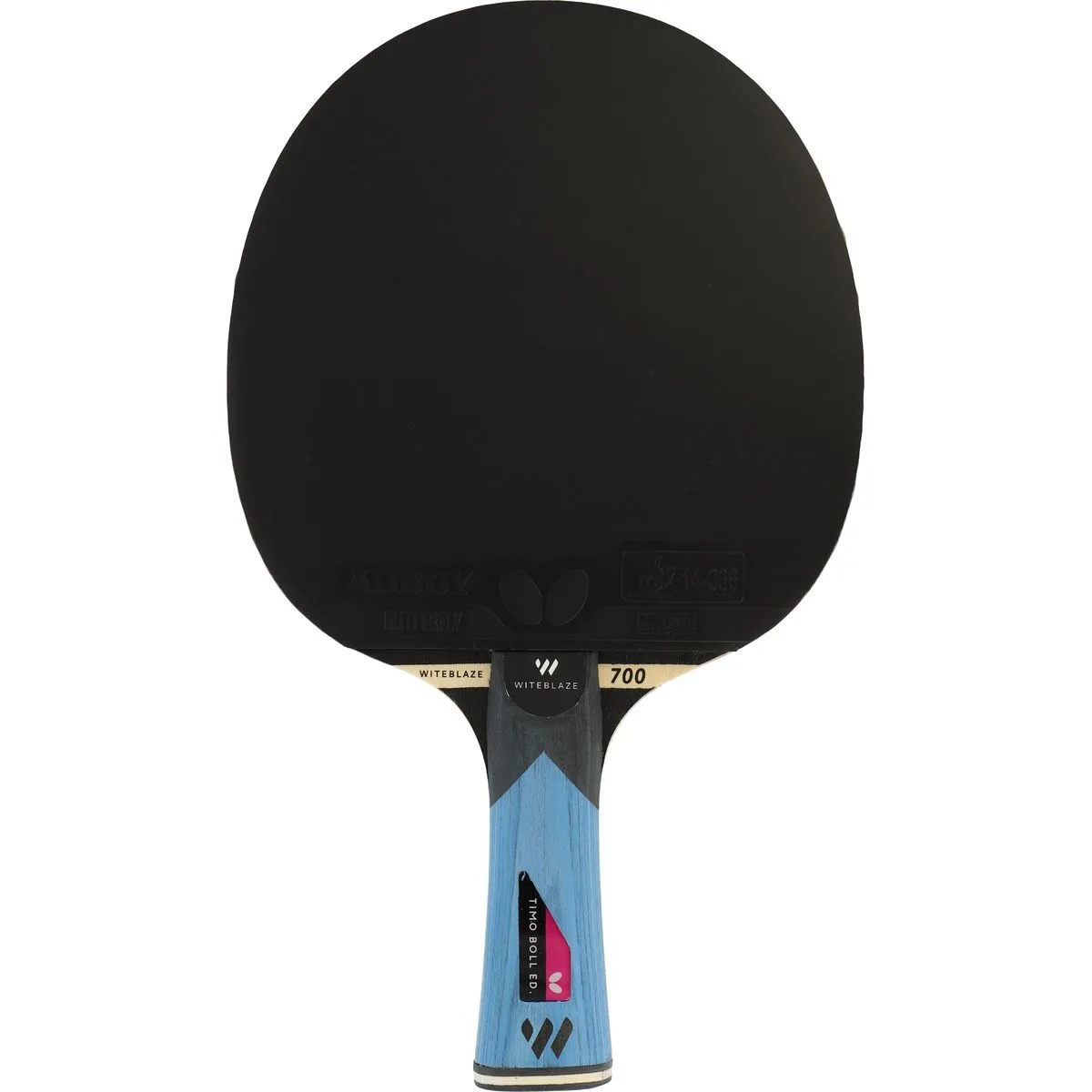Witeblaze 700 TT BAT 2.0 Timo Boll ED Tischtennisschläger, schwarz