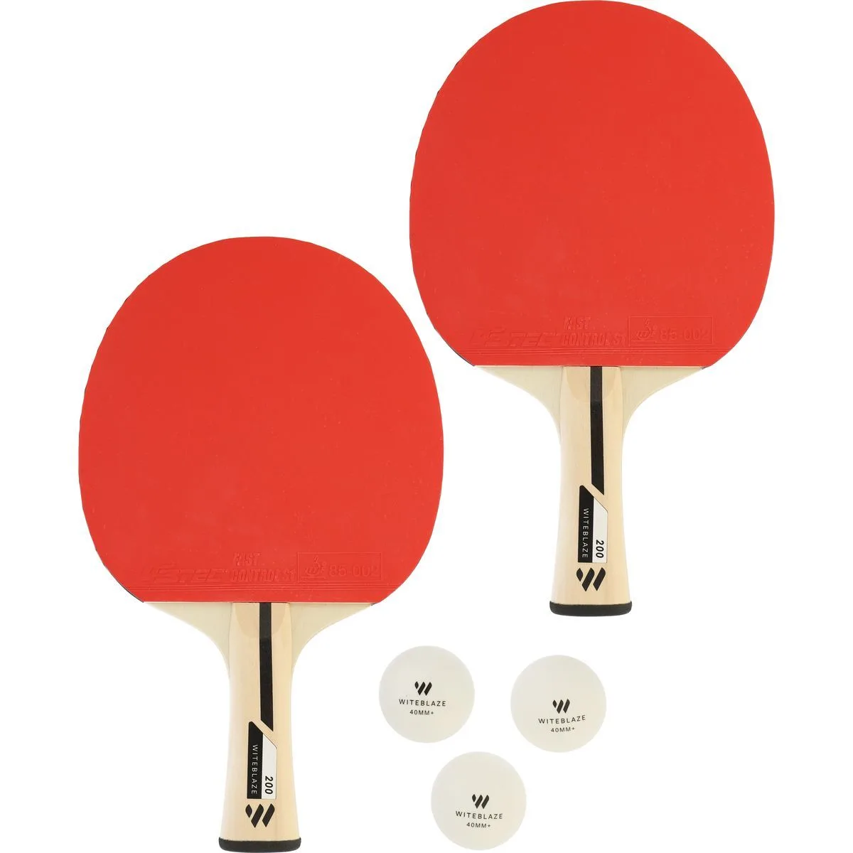 Witeblaze 200 TT Set 2.0 Tischtennis-Schlägerset, multicolor