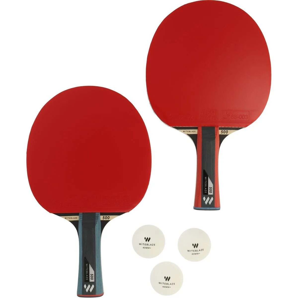 Witeblaze 500 TT Set 2.0 Tischtennis-Schlägerset, multicolor