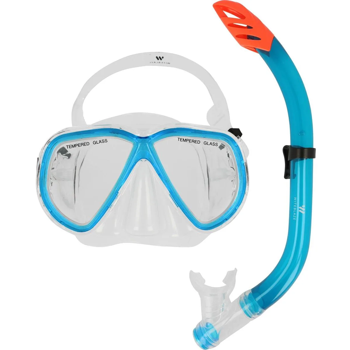 Wakatobi Kinder Tauch-Set, blau ONE SIZE