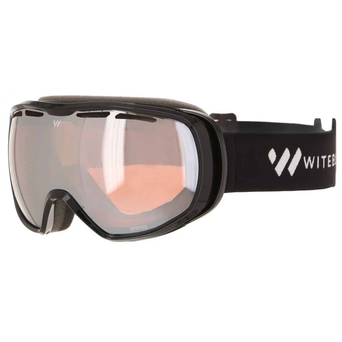 Flow Advanced Kinder Skibrille, schwarz ONE SIZE