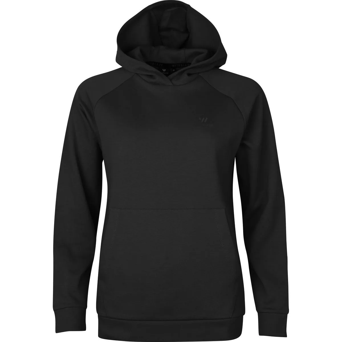 Tech Damen Kapuzensweater, schwarz L