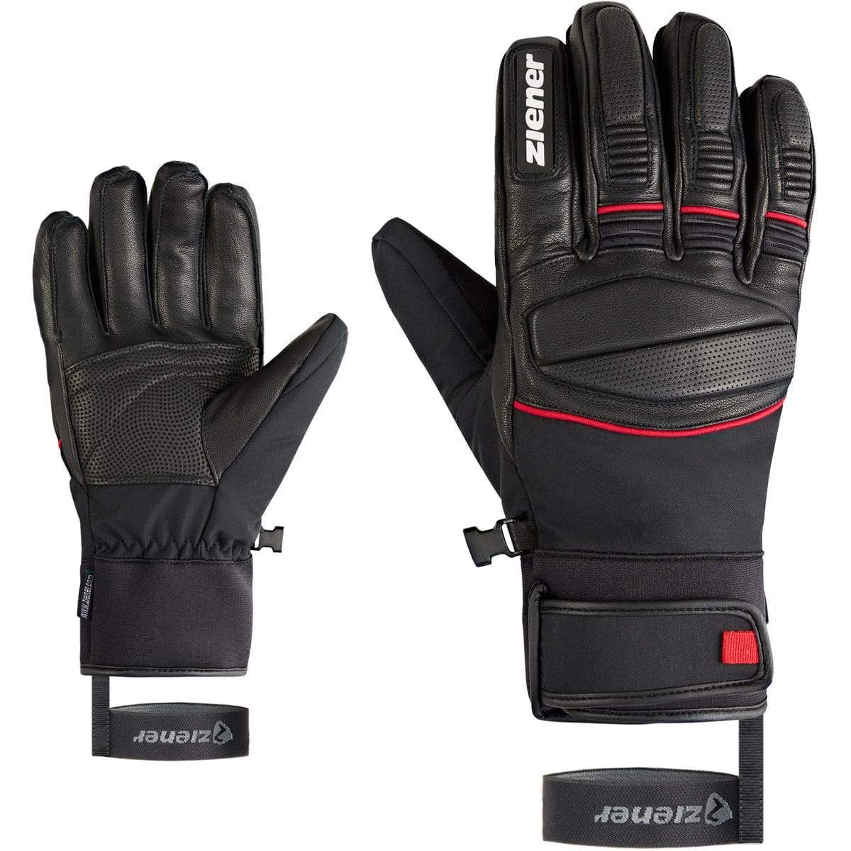 Gomin-Z Herren Fingerhandschuhe, pink 9