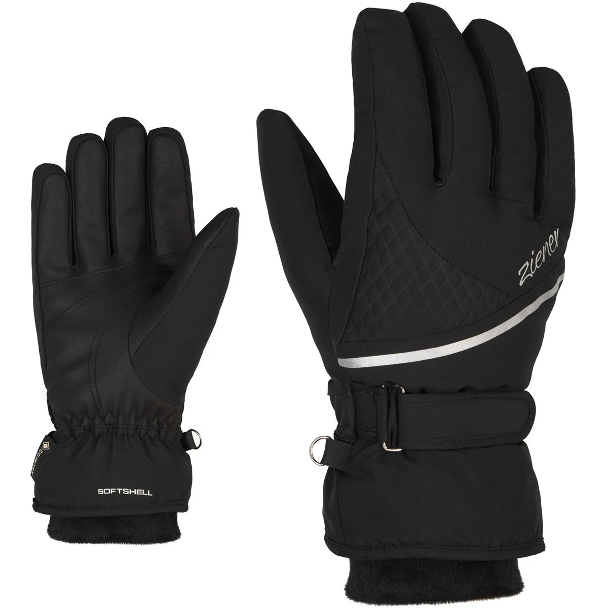 Kiana Damen Fingerhandschuhe, gelb 8