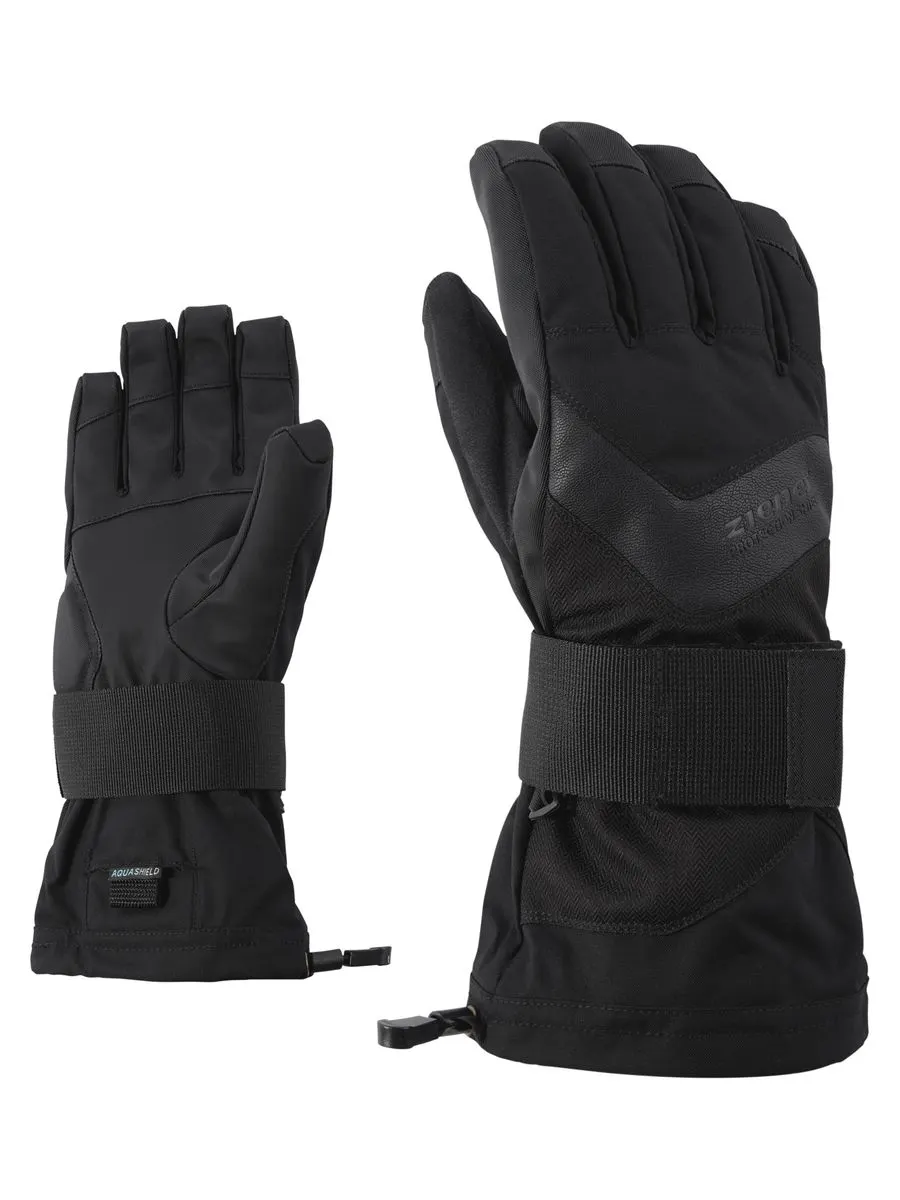 Milan Herren Fingerhandschuhe, braun 8,5