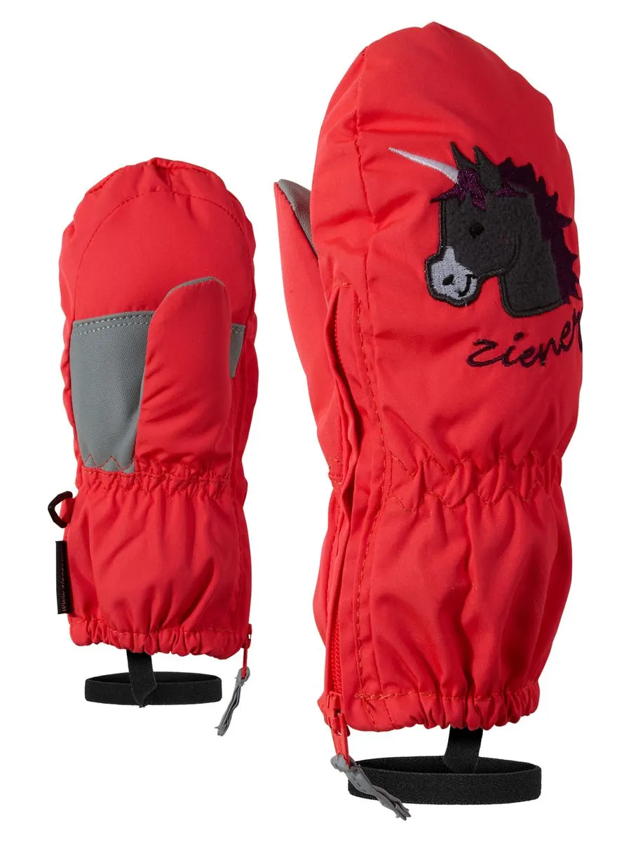 Ziener LE Fäustlinge, orange 110