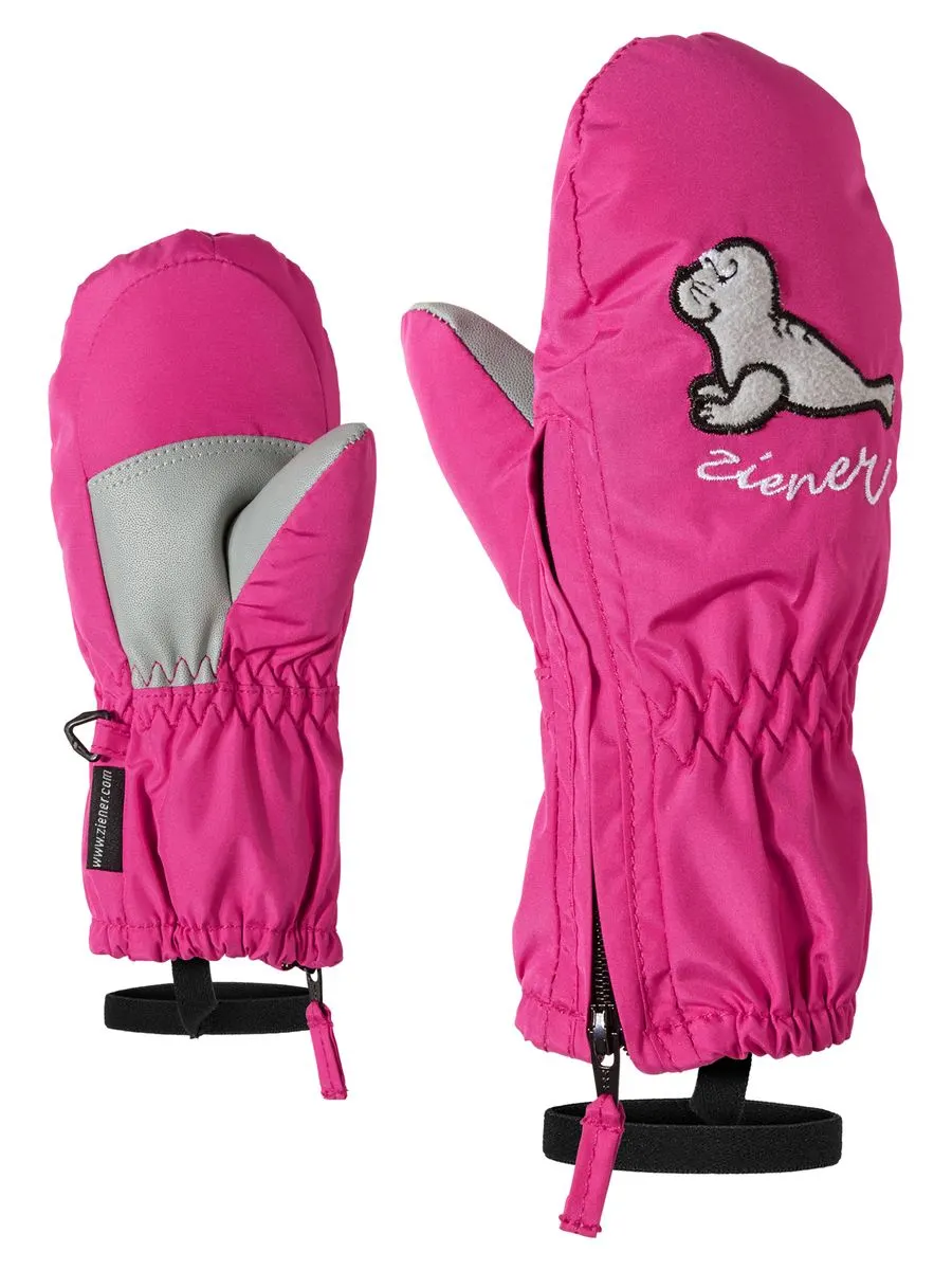 Ziener LE Fäustlinge, pink 116