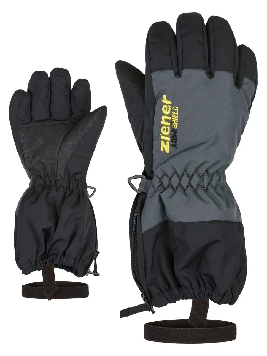 Levio Damen Fingerhandschuhe, gelb 116