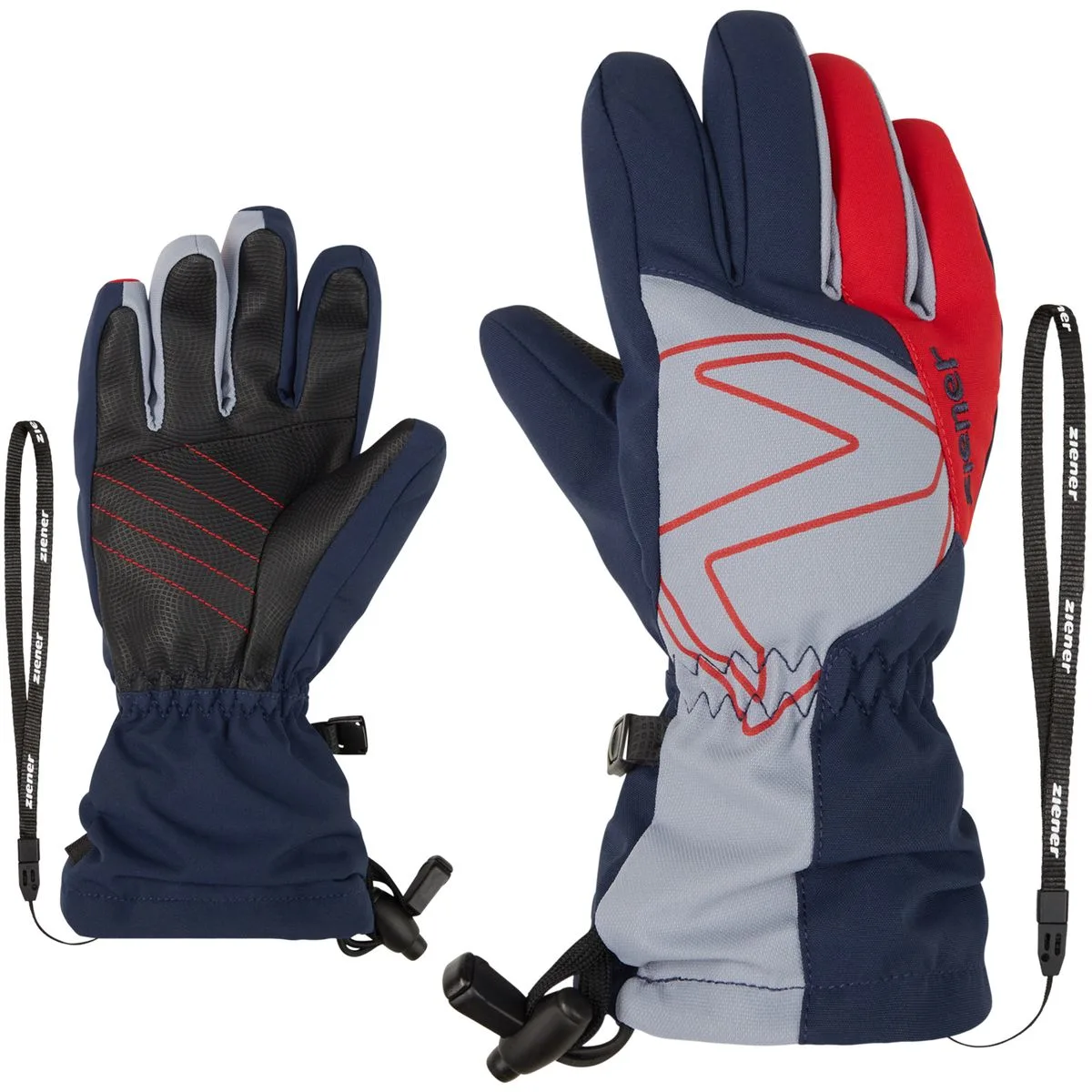 Laval Fingerhandschuhe, schwarz 7