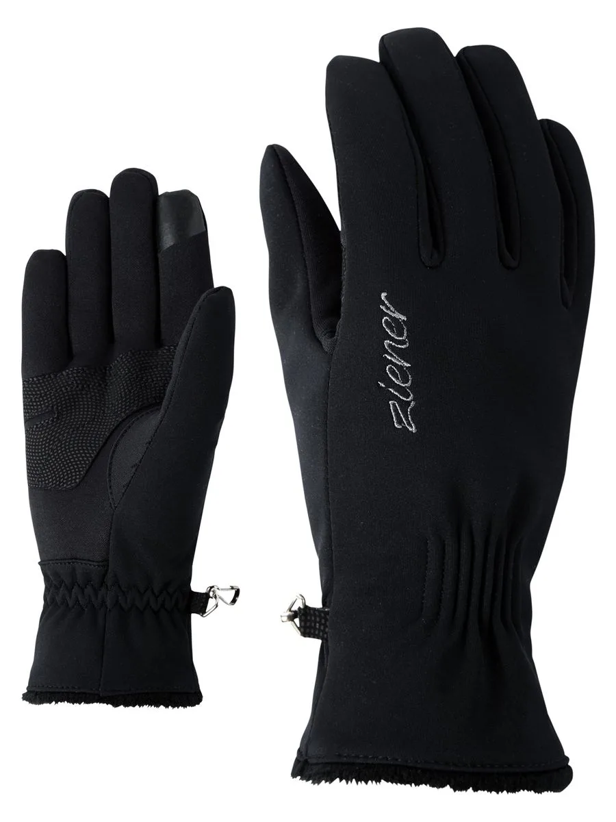 Ibrana Damen Fingerhandschuhe, gelb 6,5