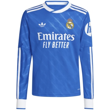 Adidas Real Madrid 25/26 Third Langarm Kinder Trikot