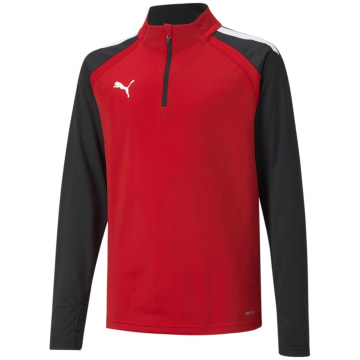 Puma TeamLIGA 1/4 Zip Top Kids Sweatshirt