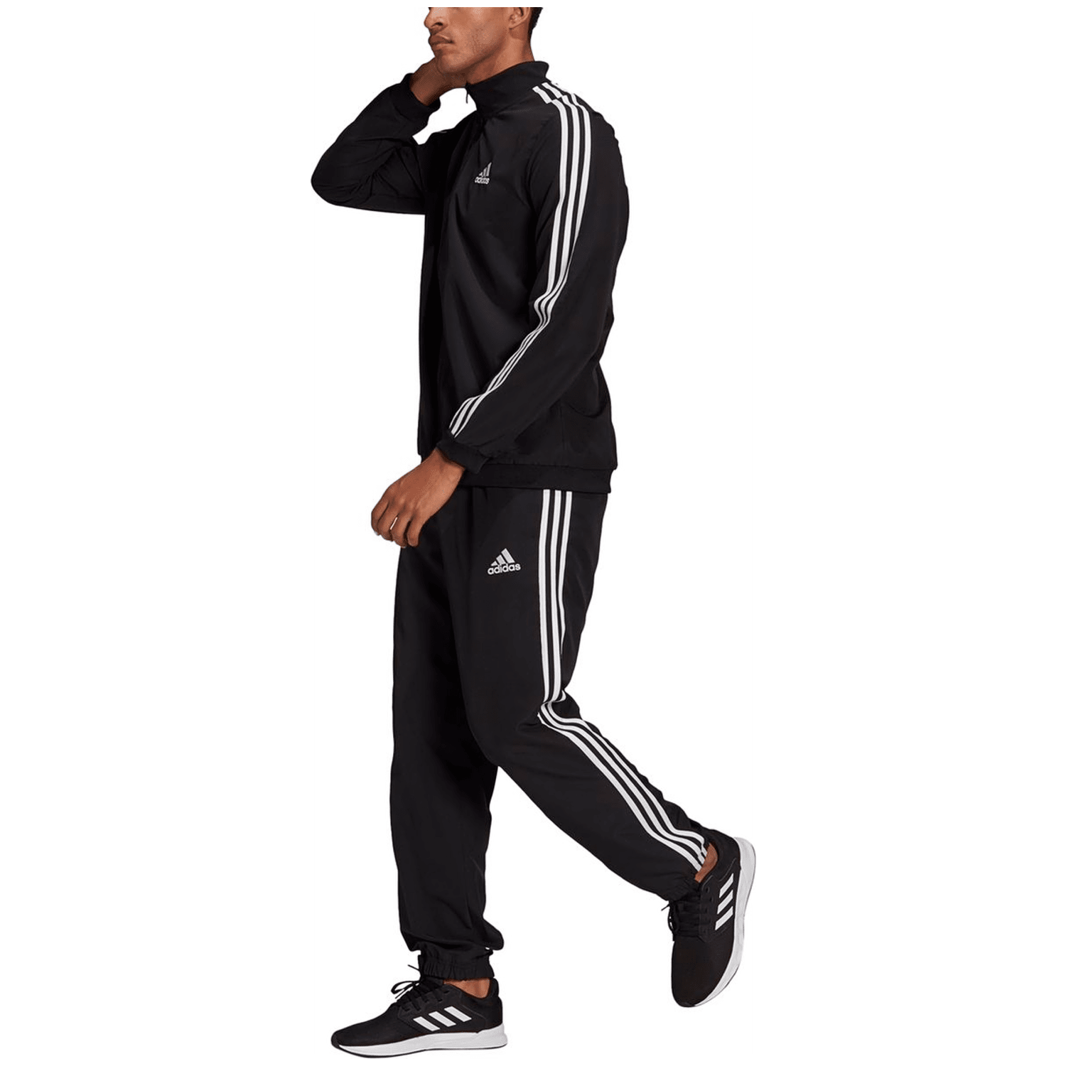 Adidas AEROREADY Essentials Regular-Fit 3-Streifen Trainingsanzug Herren