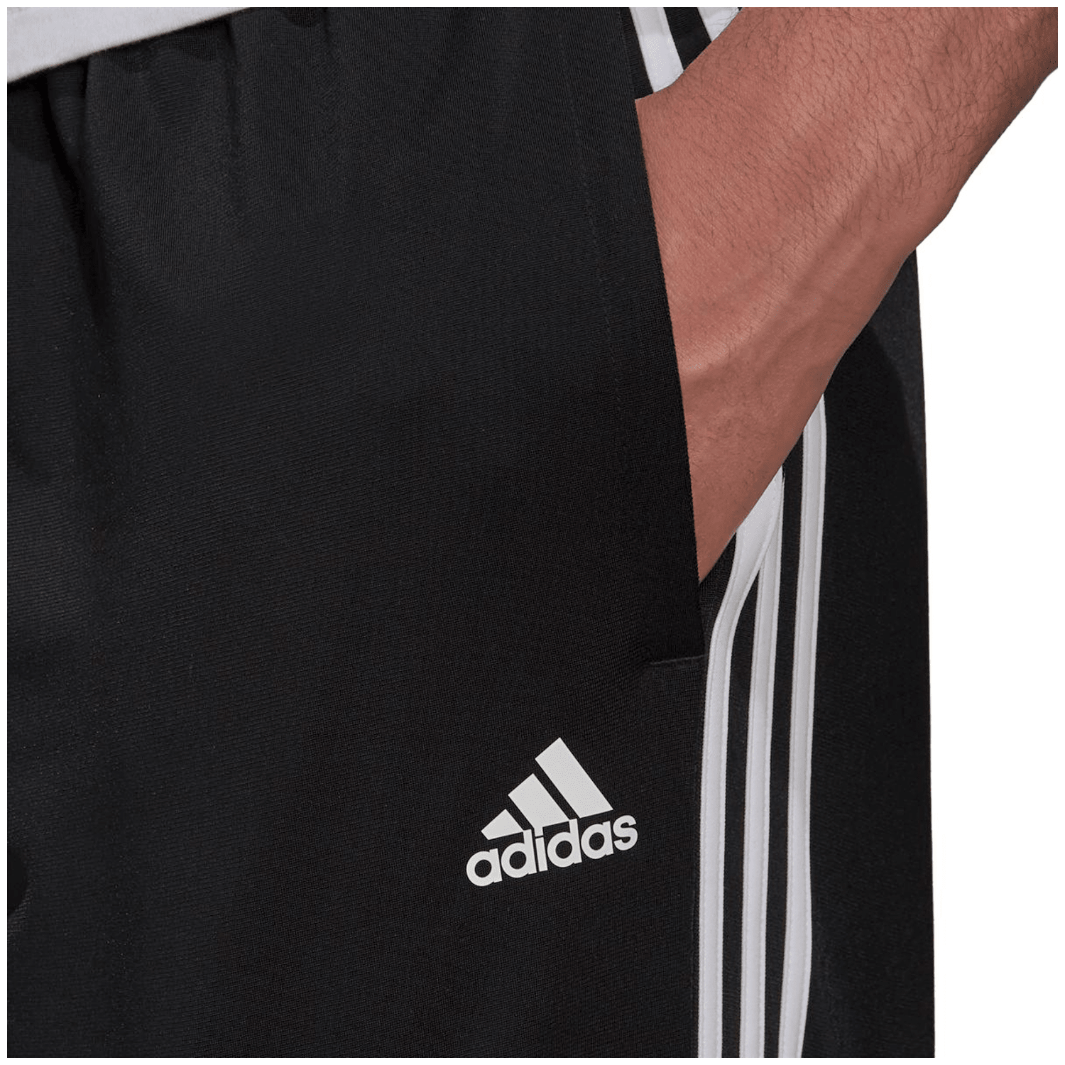 Adidas Primegreen Essentials Warm-Up Tapered 3-Streifen Trainingshose Herren