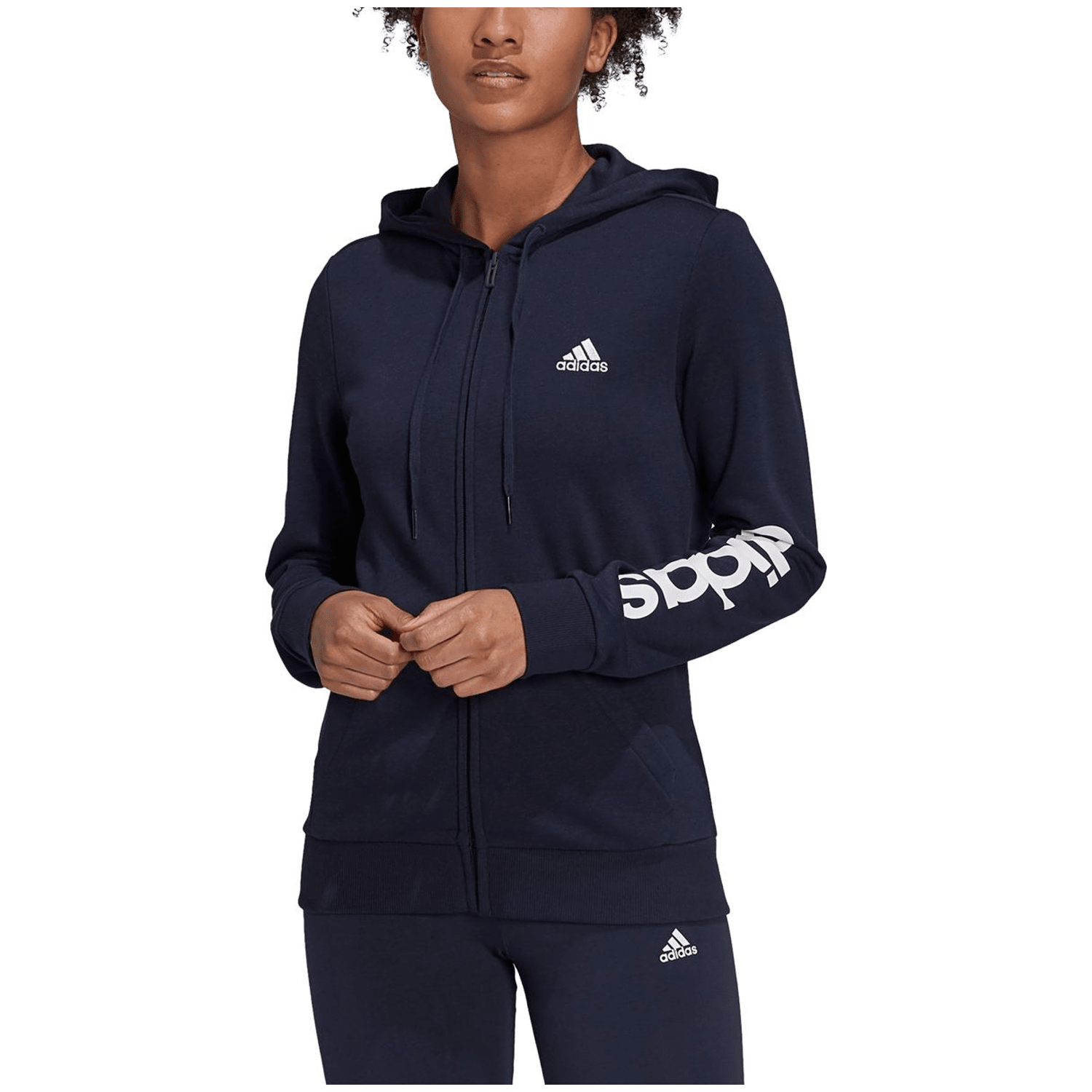 Adidas Essentials Logo Kapuzenjacke Damen