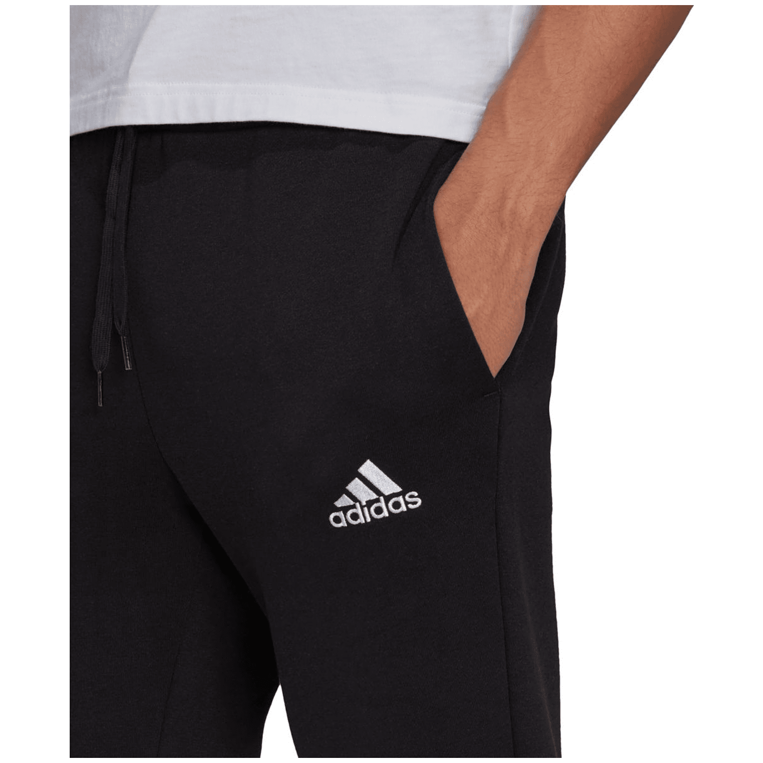 Adidas Essentials Fleece Regular Fit Tapered Cuff Hose Herren
