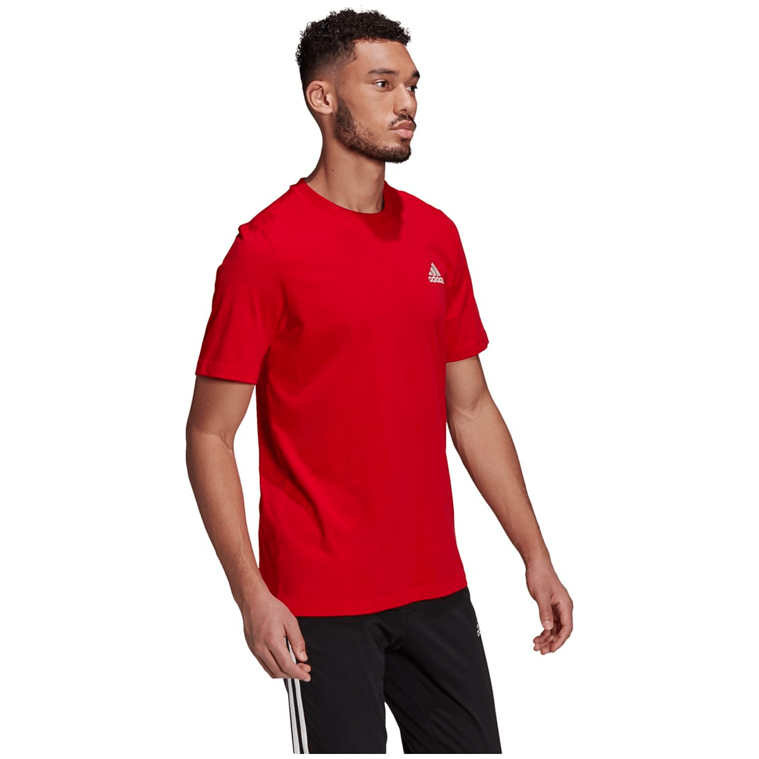 Adidas Essentials Embroidered Small Logo T-Shirt Herren