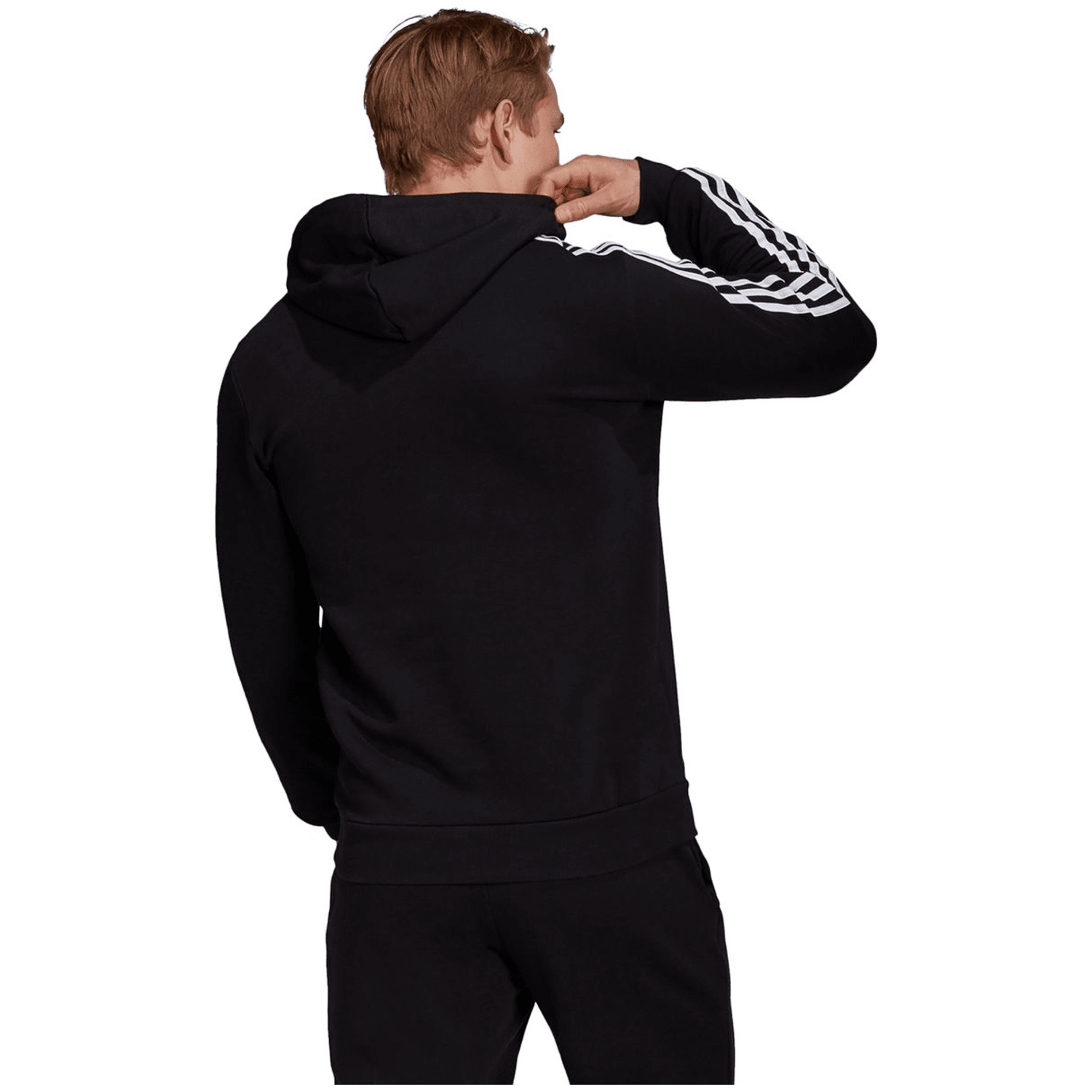 Adidas Essentials Fleece 3-Streifen Hoodie Herren Fleecejacke