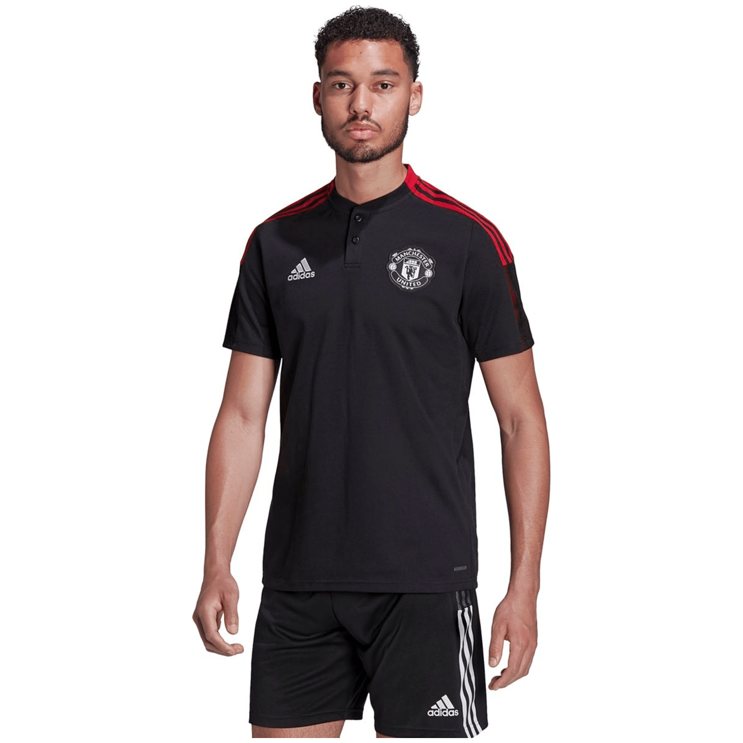 Adidas Manchester United Tiro Poloshirt Herren
