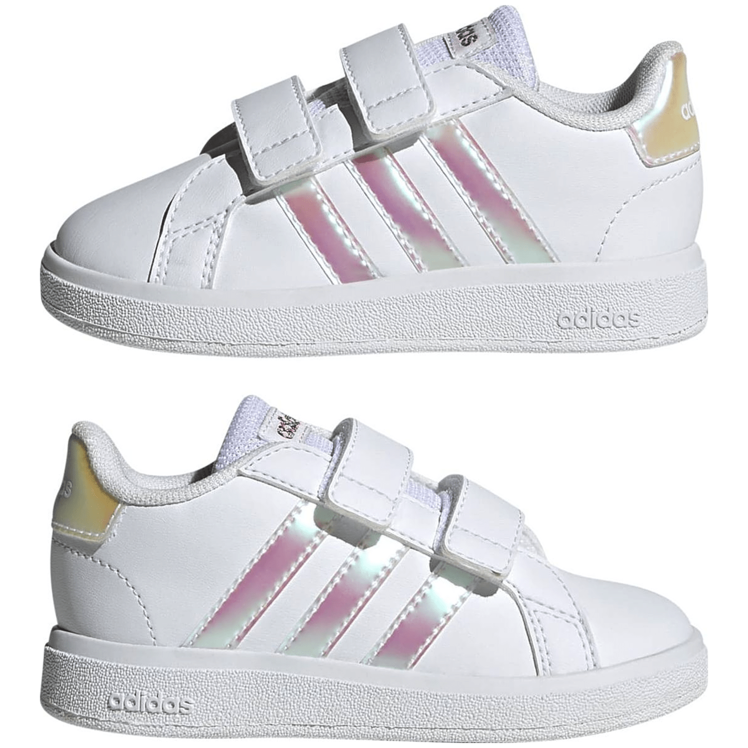 Adidas Grand Court Lifestyle Court Hook-and-Loop Schuh Kinder
