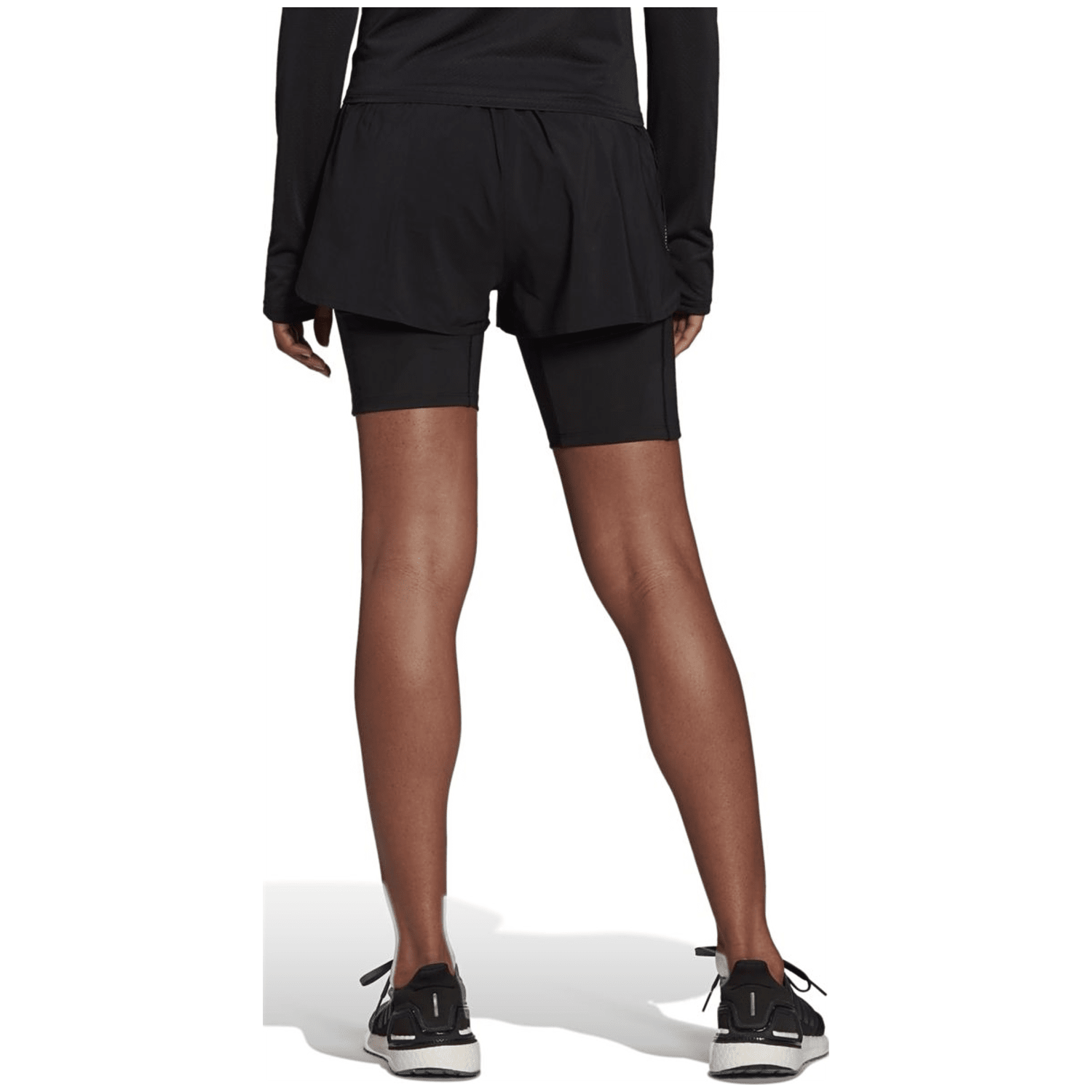 Adidas Run Icons Two-in-One Running Shorts Damen