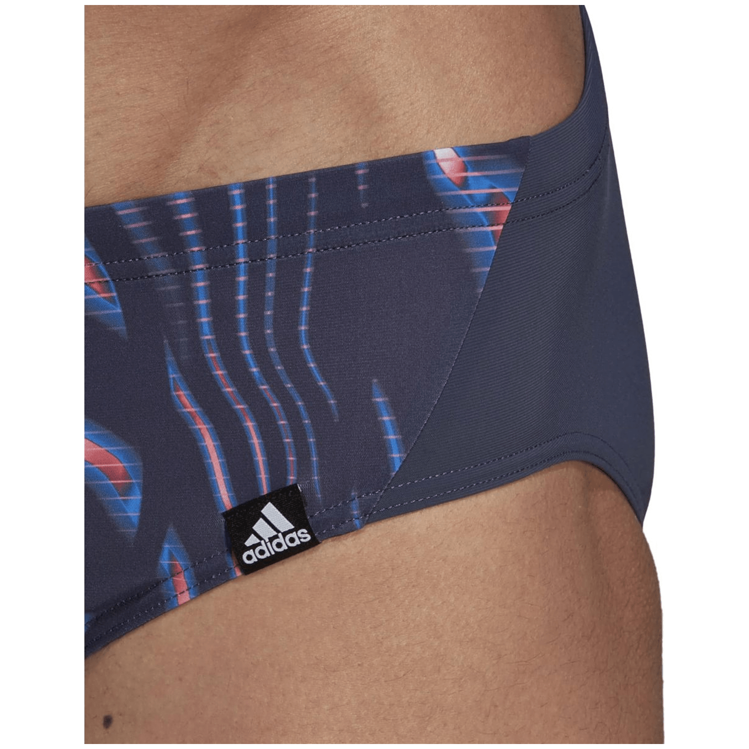 Adidas Graphic Souleaf 3-Streifen Badehose Herren