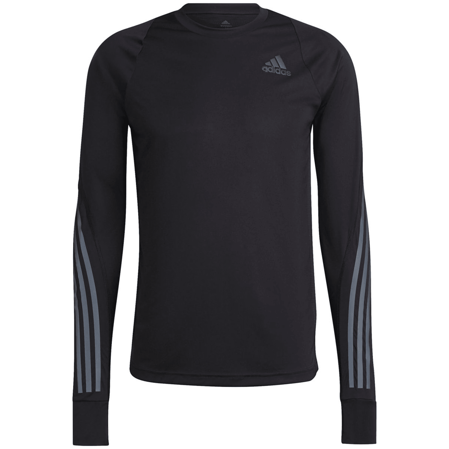 Adidas Run Icon Full Reflective 3-Streifen Longsleeve Herren T-Shirt