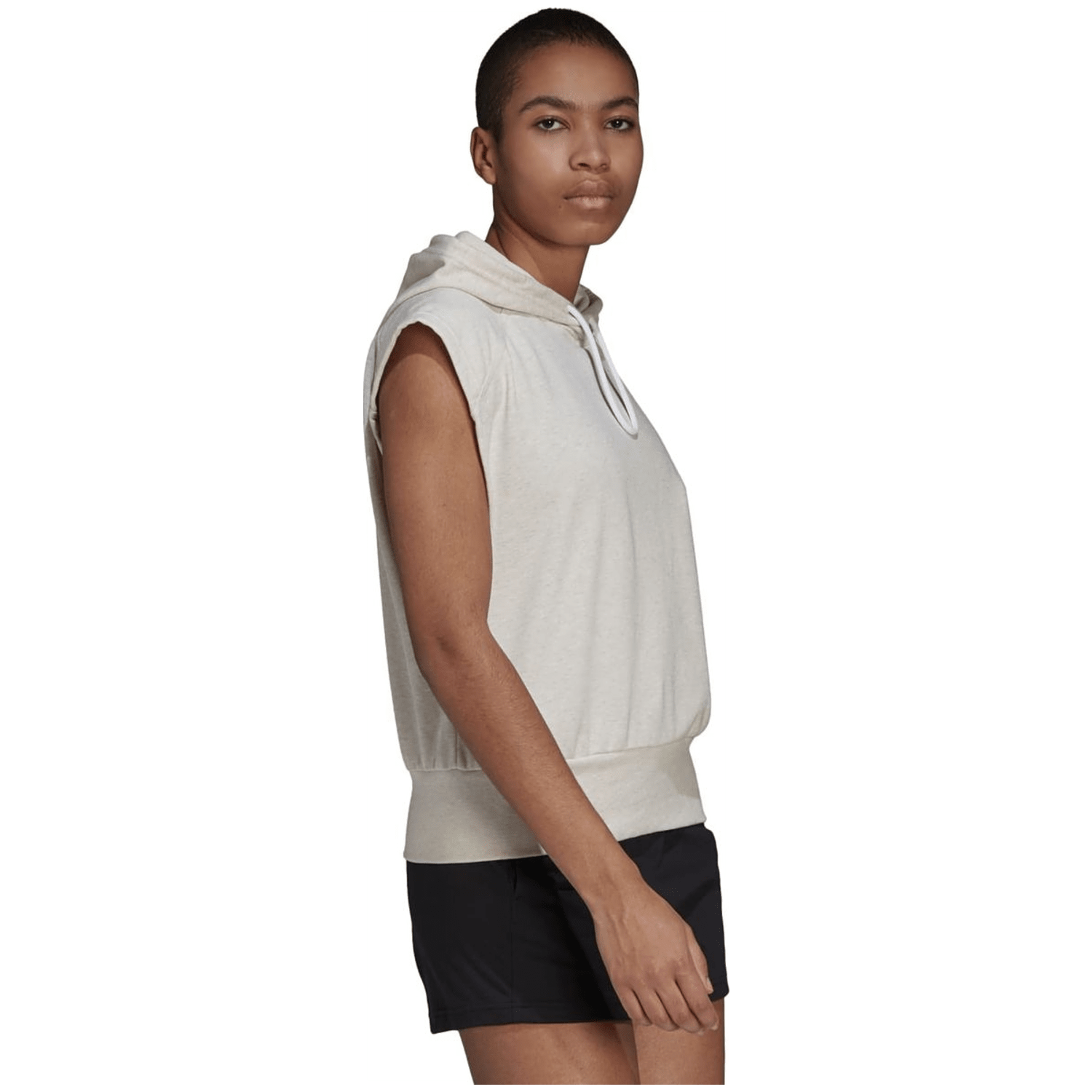 Adidas Studio Lounge Hooded T-Shirt Damen