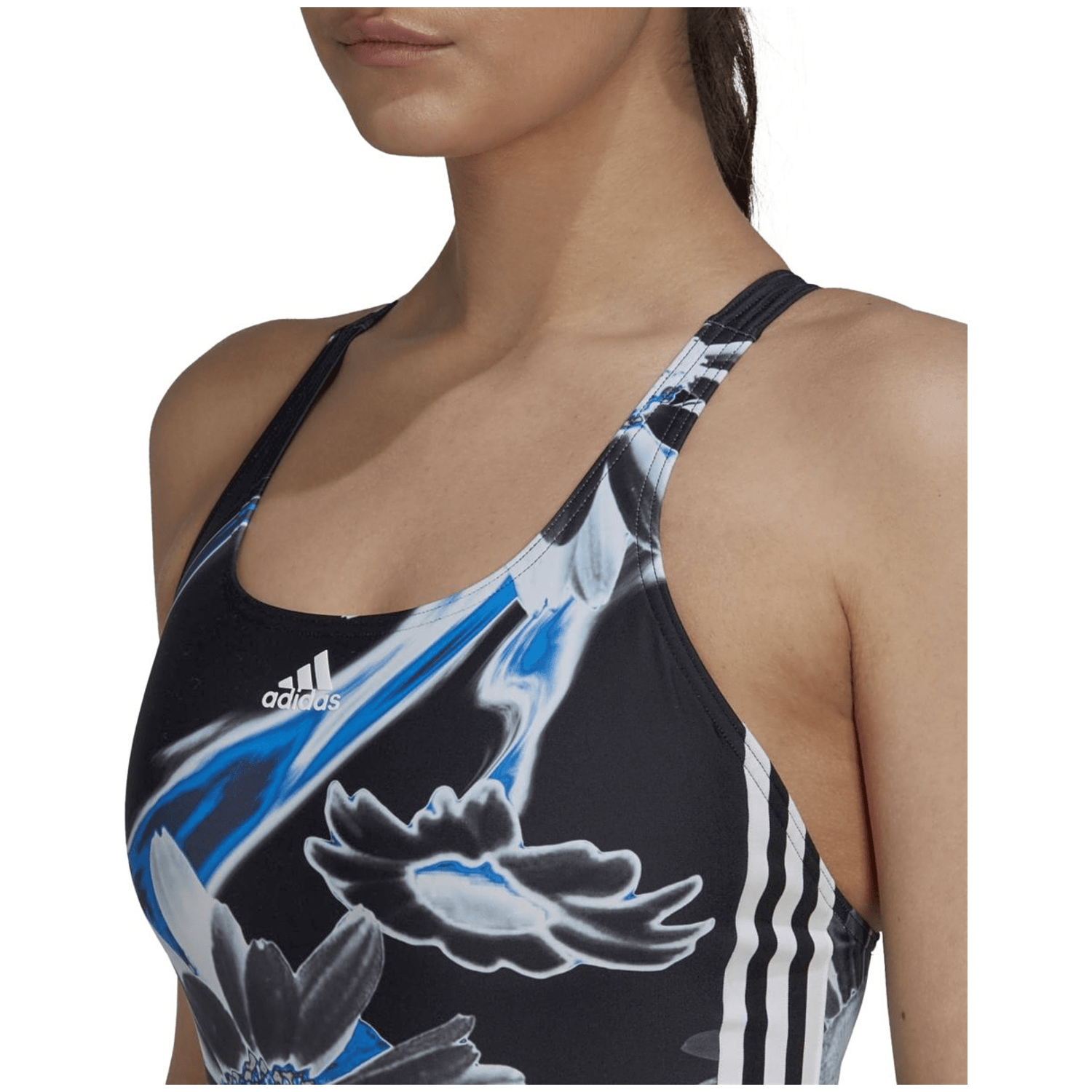 Adidas Positivisea 3-Streifen Badeanzug Damen