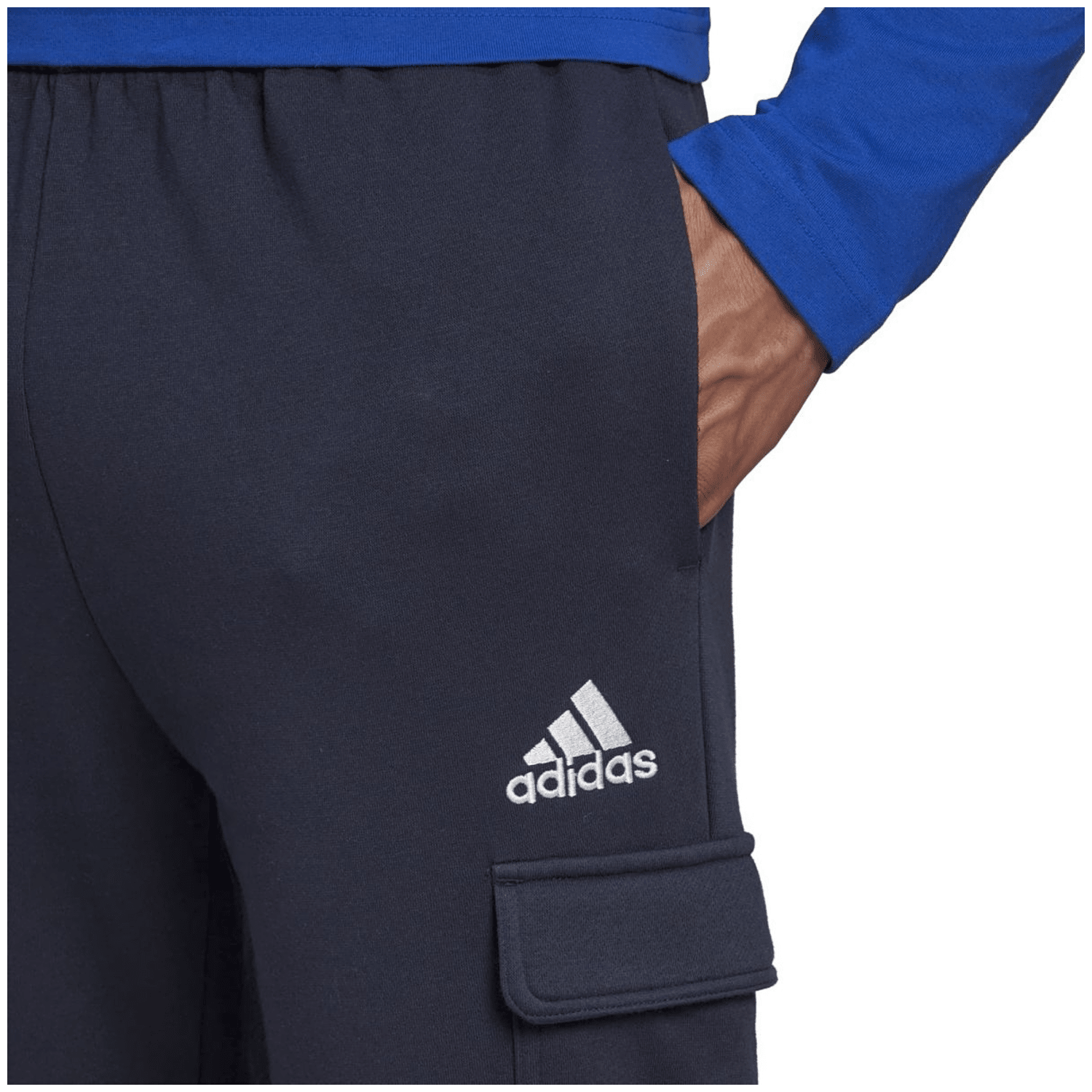 Adidas Essentials Fleece Regular Tapered Cargohose Herren