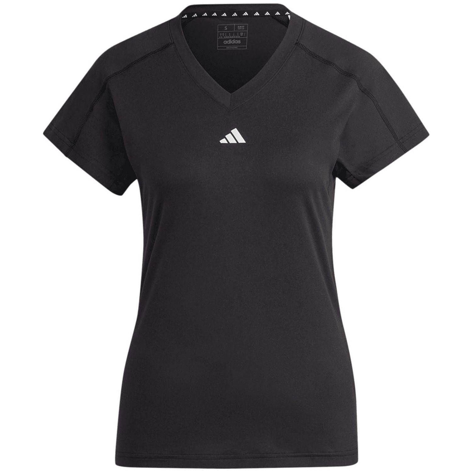 Adidas AEROREADY Train Essentials Minimal Branding V-Neck T-Shirt Damen