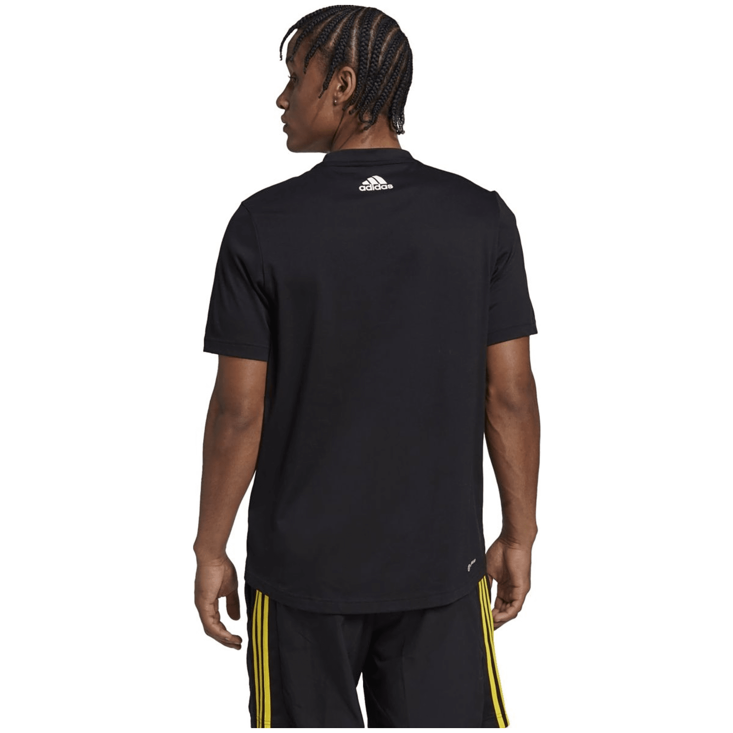 Adidas AEROREADY Workout Silicone Print Linear Logo Training T-Shirt Herren
