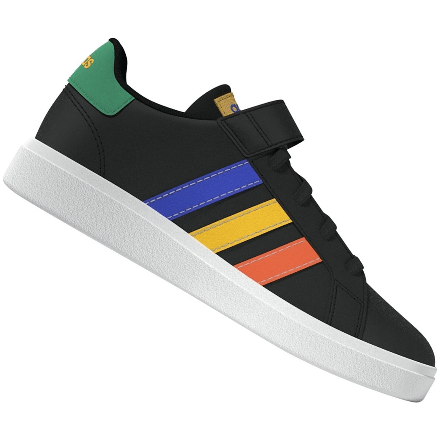 Adidas Grand Court Court Elastic Lace and Top Strap Schuh Kinder