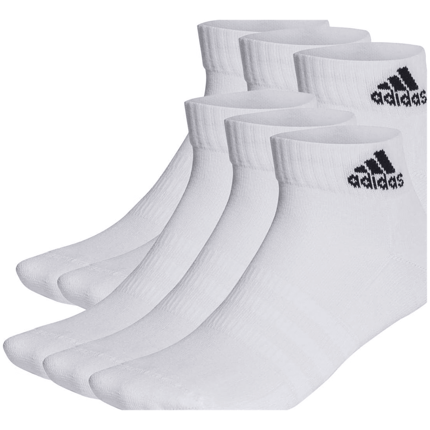 Adidas Cushioned Sportswear Ankle Socken, 6 Paar Unisex