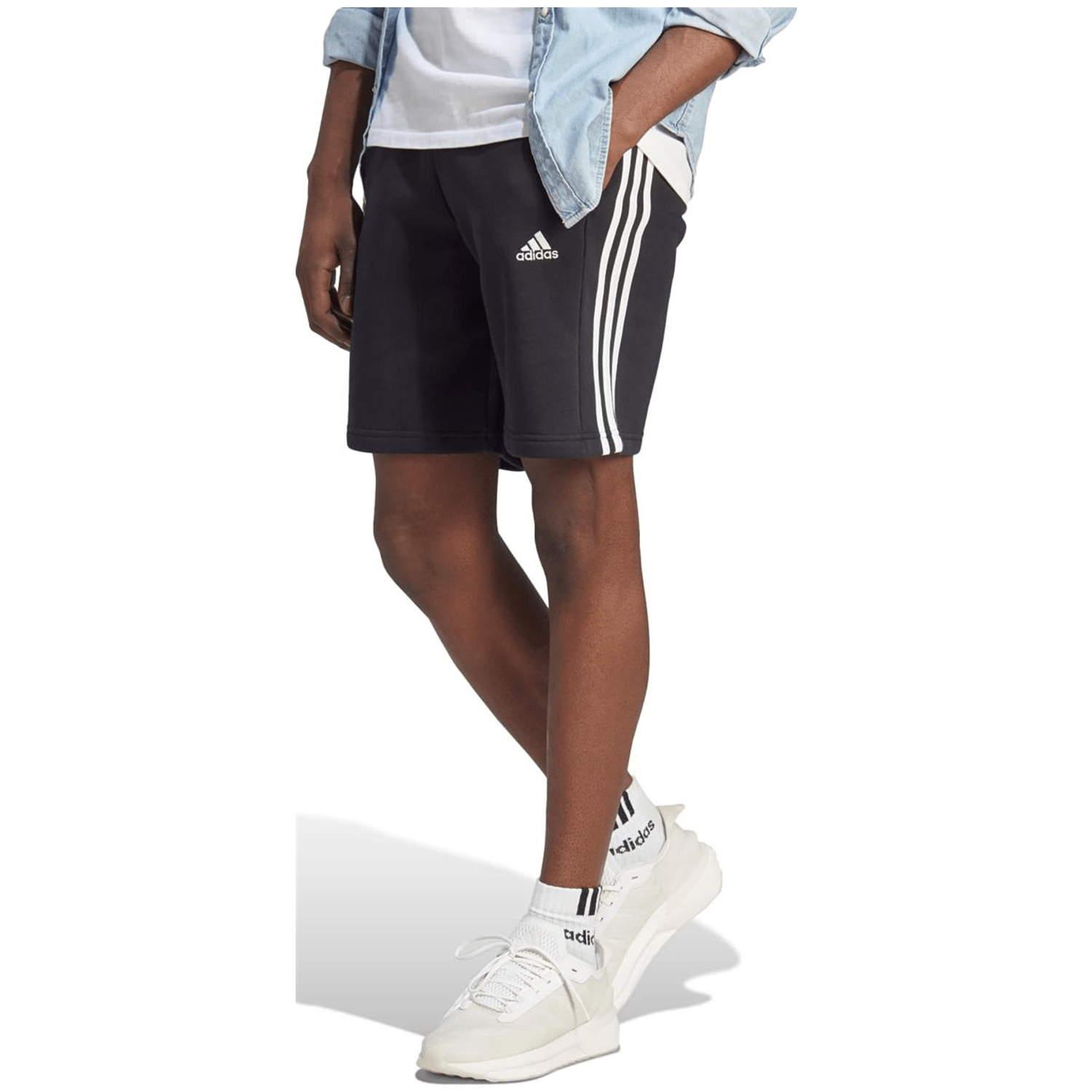 Adidas Essentials 3-Streifen Shorts Herren