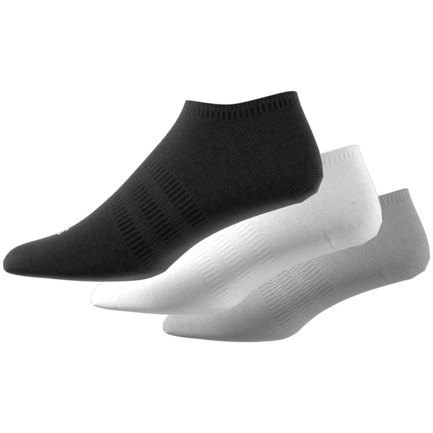 Adidas Thin and Light No-Show Socken, 3 Paar Unisex