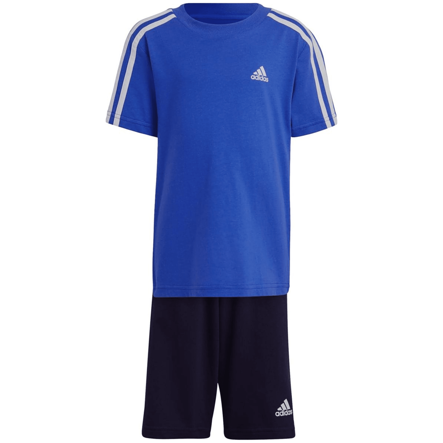 Adidas Essentials 3-Streifen Set aus T-Shirt und Shorts Kinder