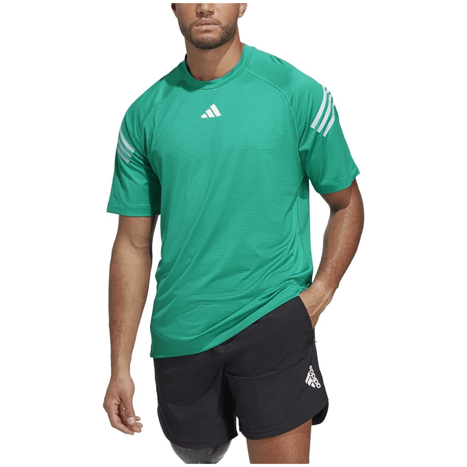 Adidas Train Icons 3-Streifen Training T-Shirt Herren