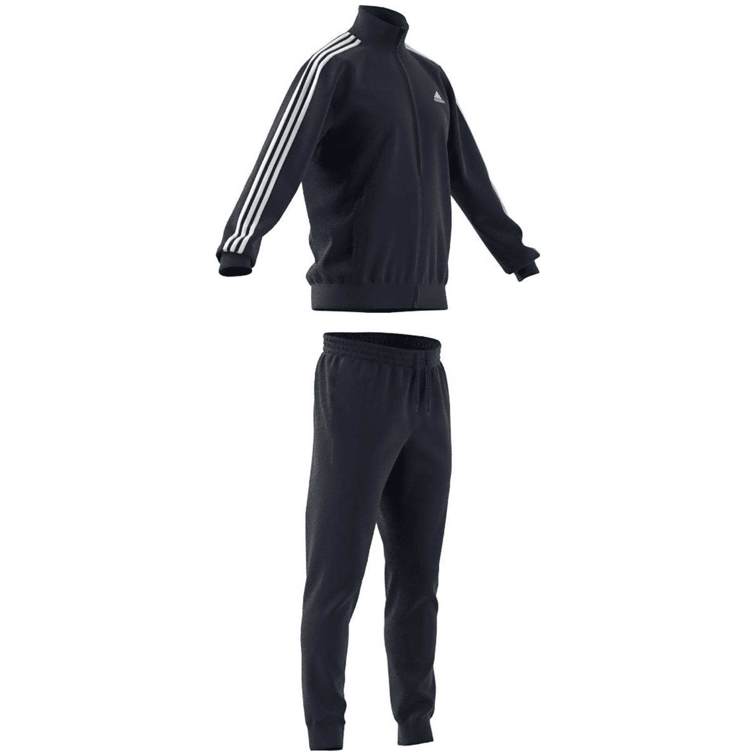 Adidas Basic 3-Streifen French Terry Trainingsanzug Herren