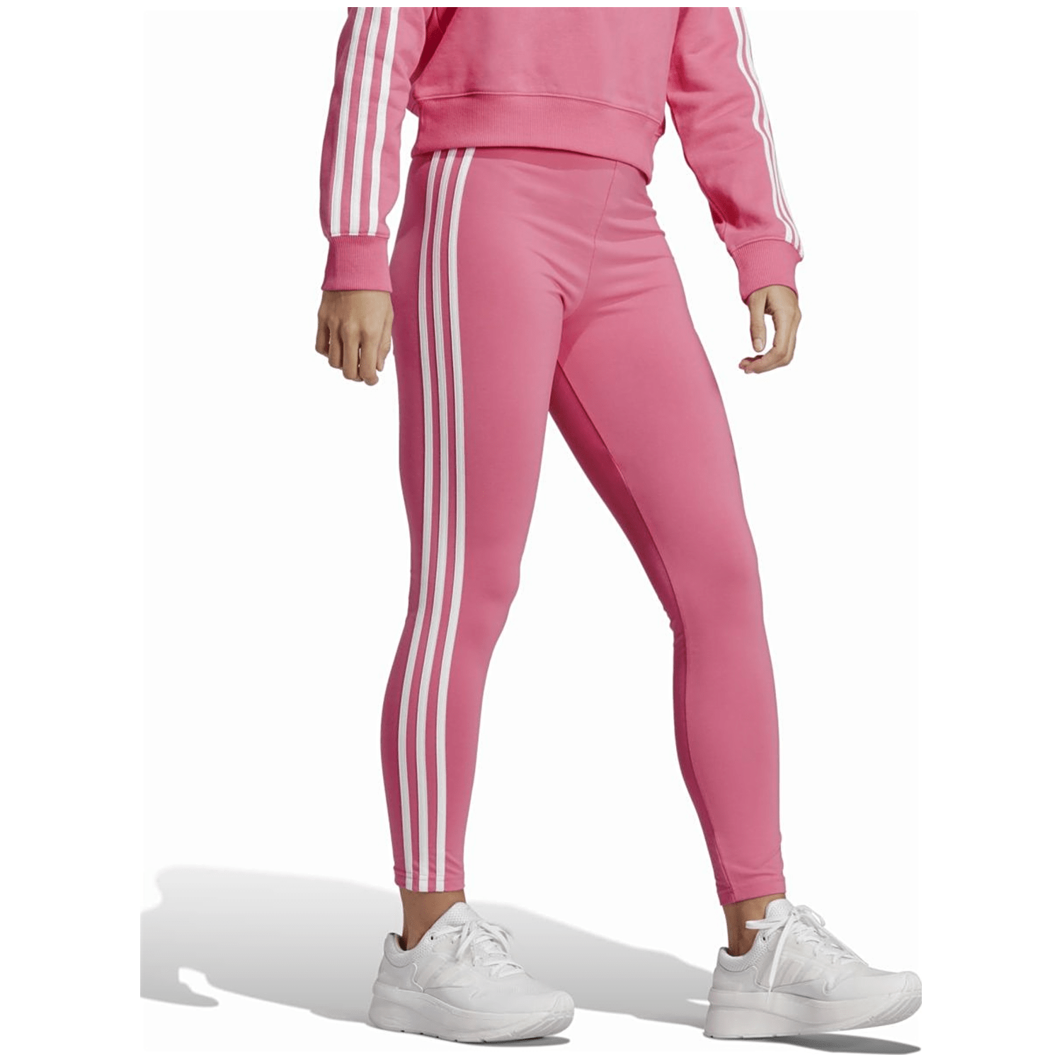 Adidas Essentials 3 Stripes High Waisted Single Jersey Leggings Damen kaufen SPORT 2000