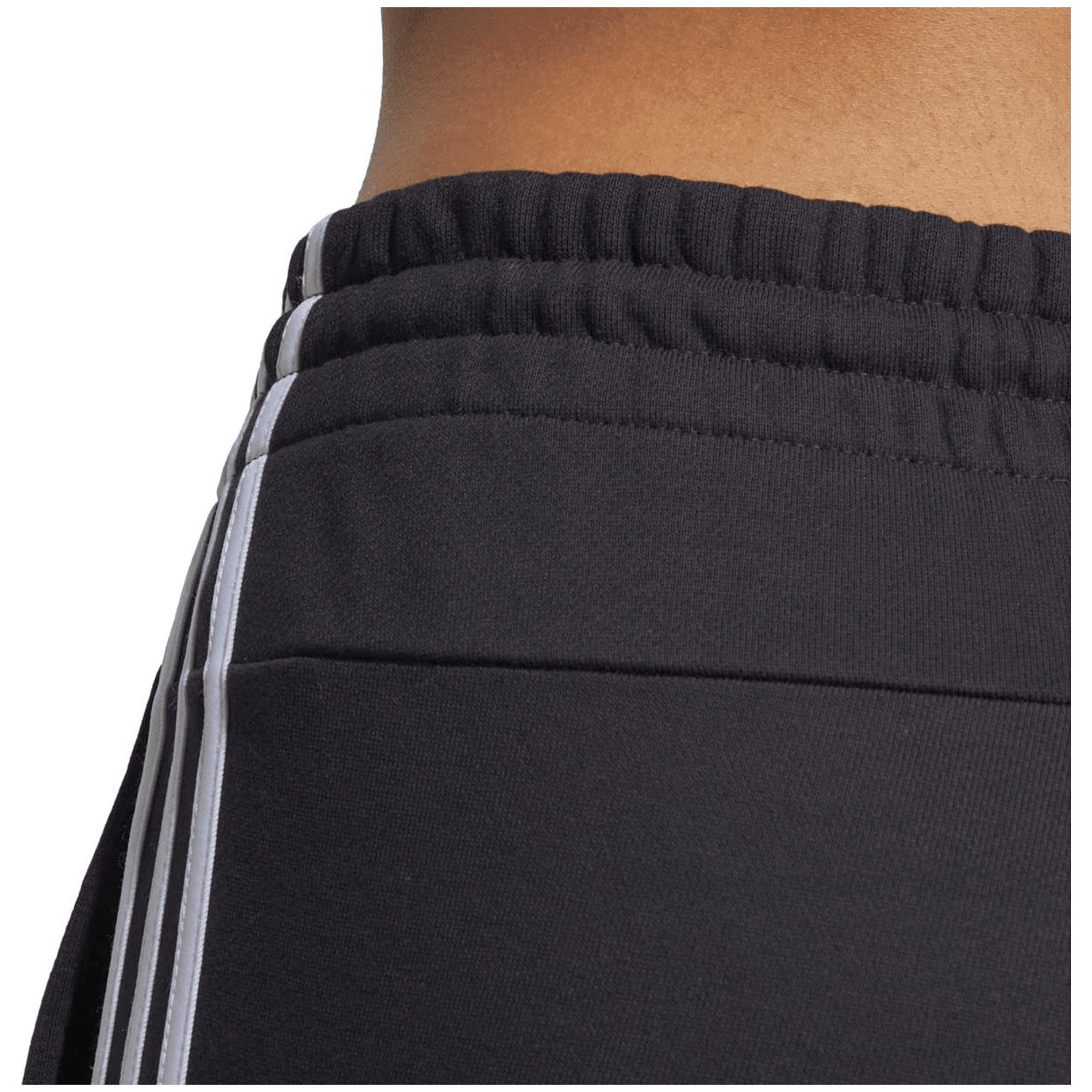 Adidas Essentials 3-Streifen French Terry Cuffed Hose Damen