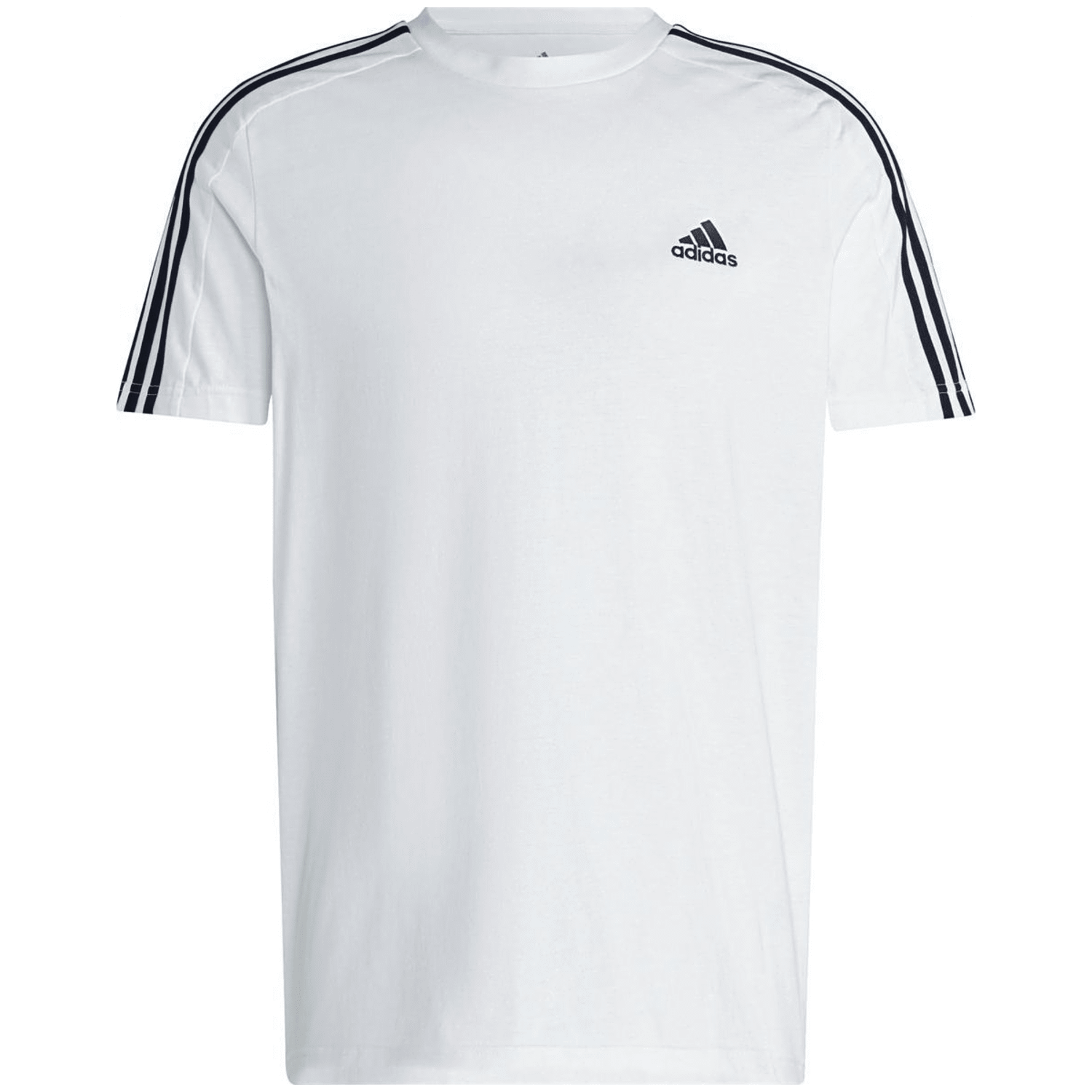 Adidas Essentials Single Jersey 3-Streifen T-Shirt Herren